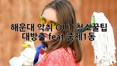 🤢 해운대 악취 OUT! 청소꿀팁 대방출 (feat. 중제1동) ✨