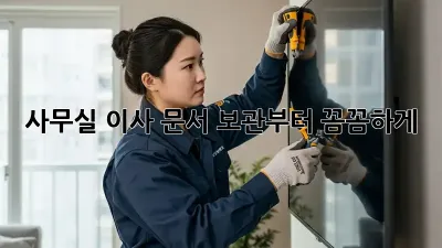 사무실 이사? 문서 보관부터 꼼꼼하게!